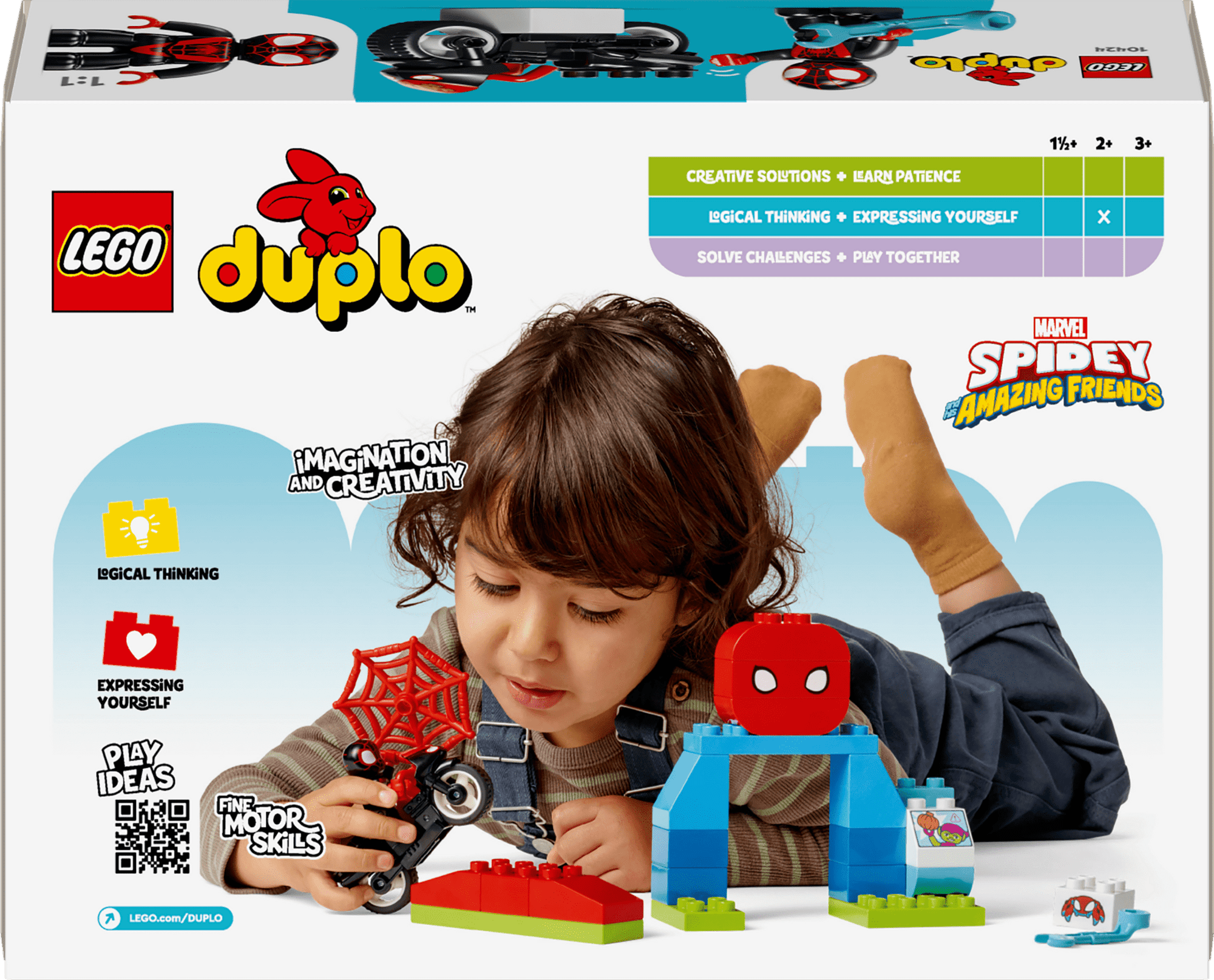 LEGO® DUPLO® Marvel Spin's Motorcycle Adventure 10424 - Mastermind Toys___233115