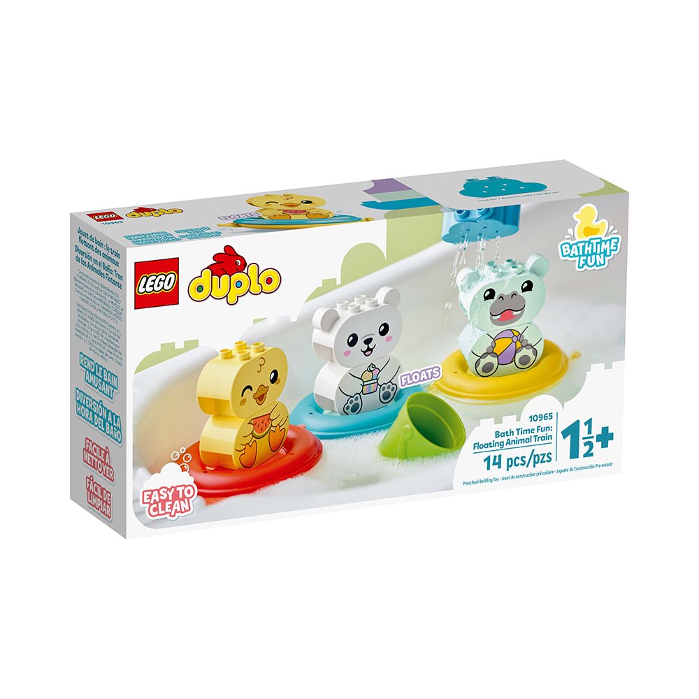 LEGO DUPLO My First Bath Time Fun Floating Animal Train 10965 (14 Pieces) - Mastermind Toys___223873