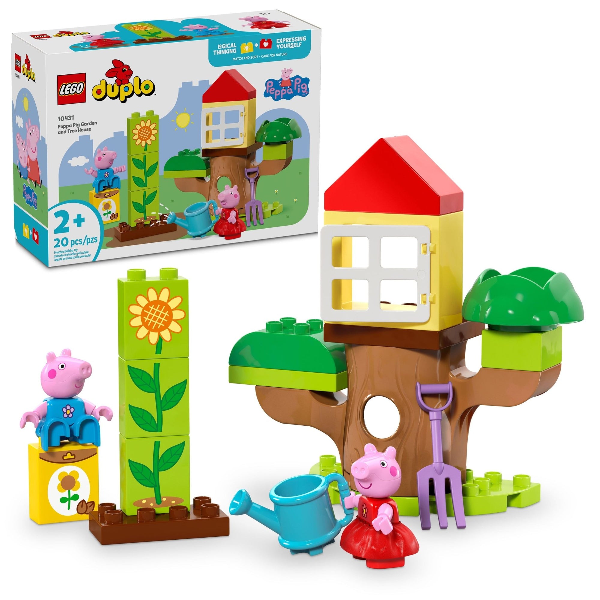 LEGO® DUPLO® Peppa Pig Garden and Tree House 10431 - Mastermind Toys___233164