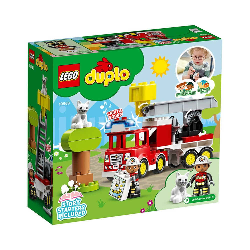 LEGO DUPLO Rescue Fire Truck 10969 Building Toy (21 Pieces) - Mastermind Toys___223722