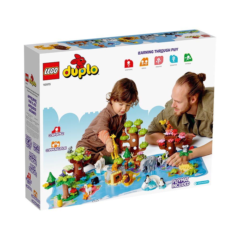 LEGO DUPLO Wild Animals of the World 10975 Building Toy (142 Pieces) - Mastermind Toys___226781