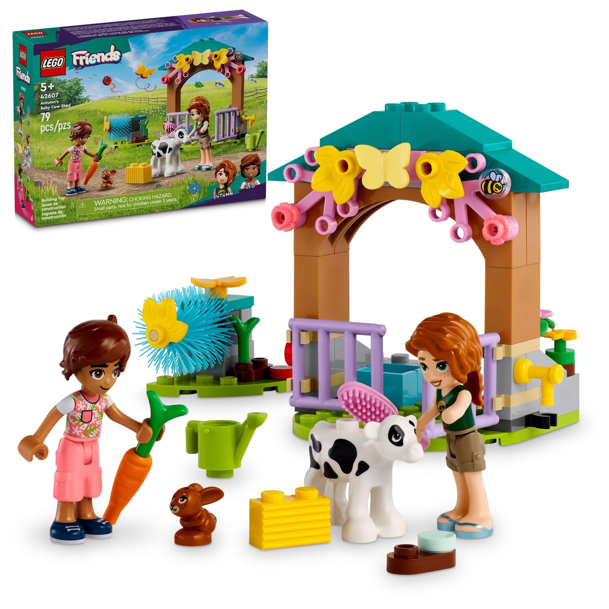 LEGO Friends Autumn’s Baby Cow Shed Farm Animal Toy 42607 - Mastermind Toys___232458