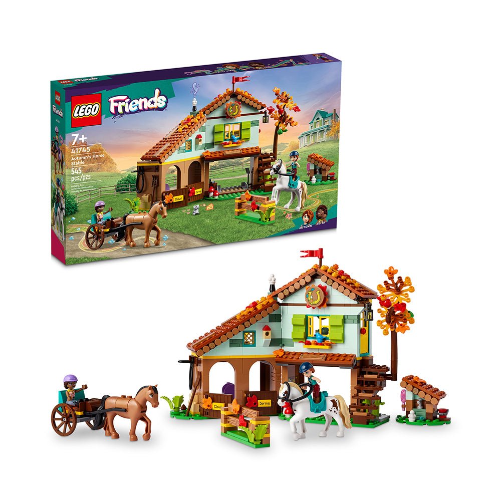 LEGO Friends Autumn’s Horse Stable 41745 Building Toy Set (545 Pieces) - Mastermind Toys___229675