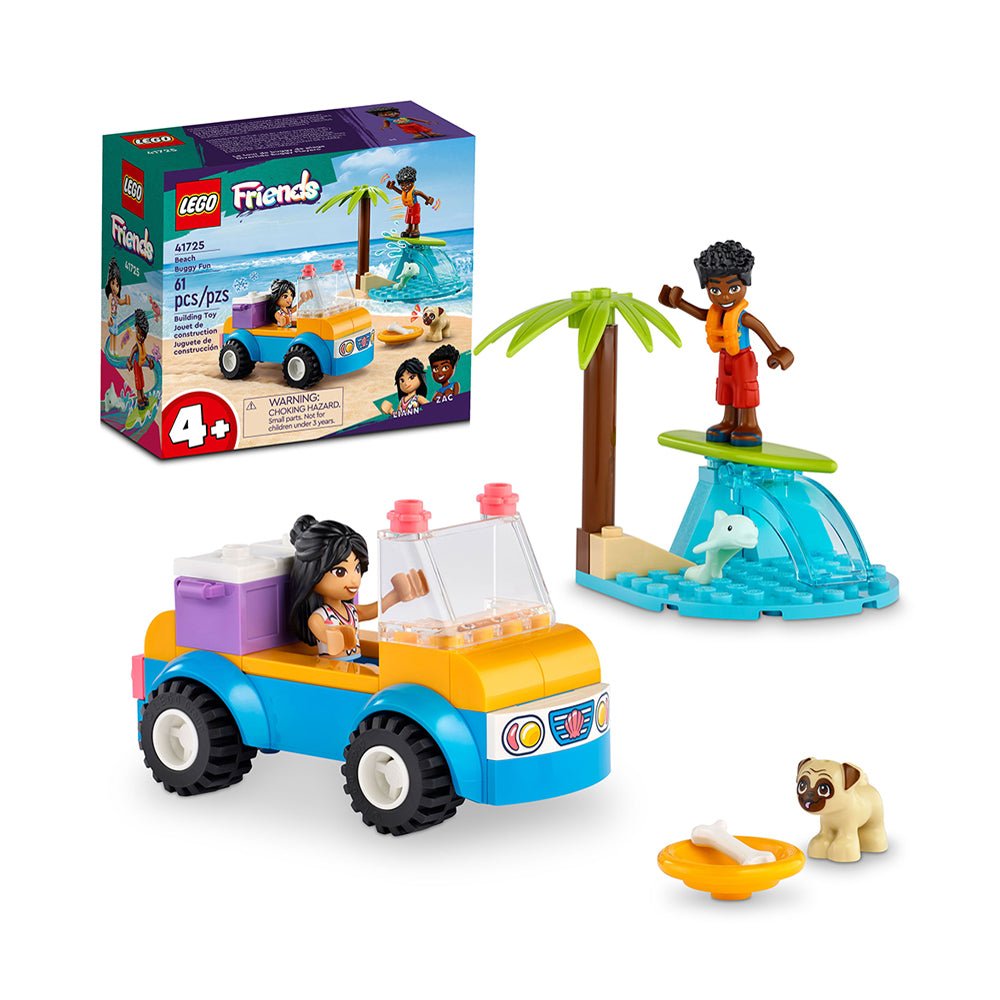 LEGO Friends Beach Buggy Fun 41725 Building Toy Set (61 Pieces) - Mastermind Toys___229670