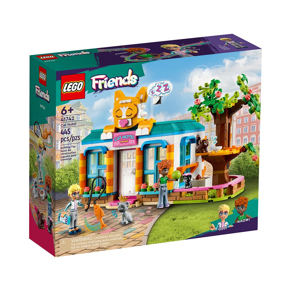 LEGO Friends Cat Hotel 41742 Building Toy Set (445 Pieces) - Mastermind Toys___228268