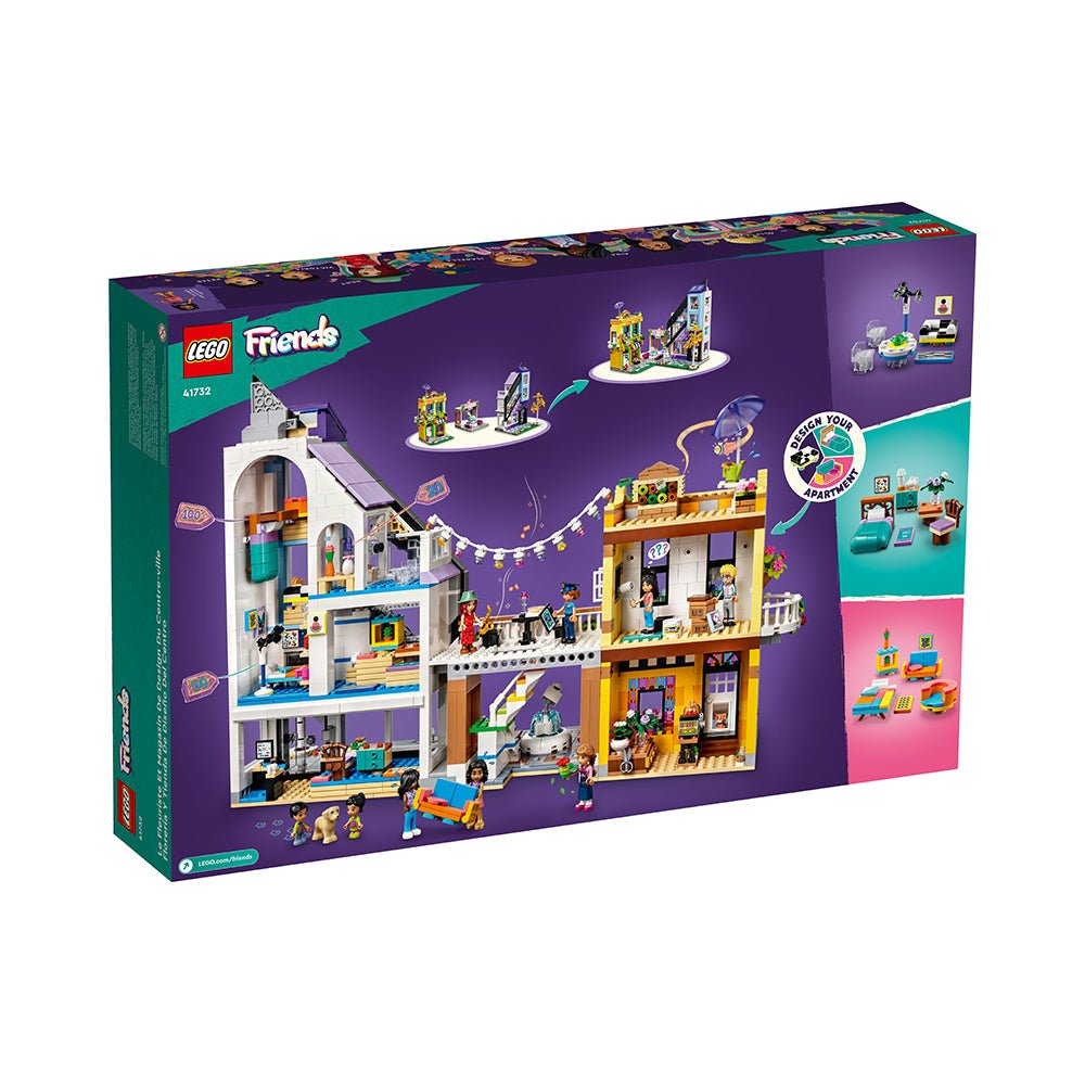 LEGO Friends Downtown Flower and Design Stores 41732 Building Toy Set (2,010 Pieces) - Mastermind Toys___228261