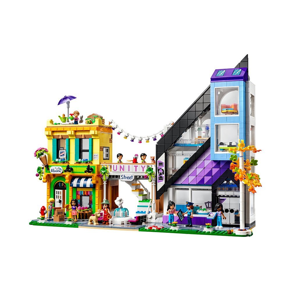 LEGO Friends Downtown Flower and Design Stores 41732 Building Toy Set (2,010 Pieces) - Mastermind Toys___228261