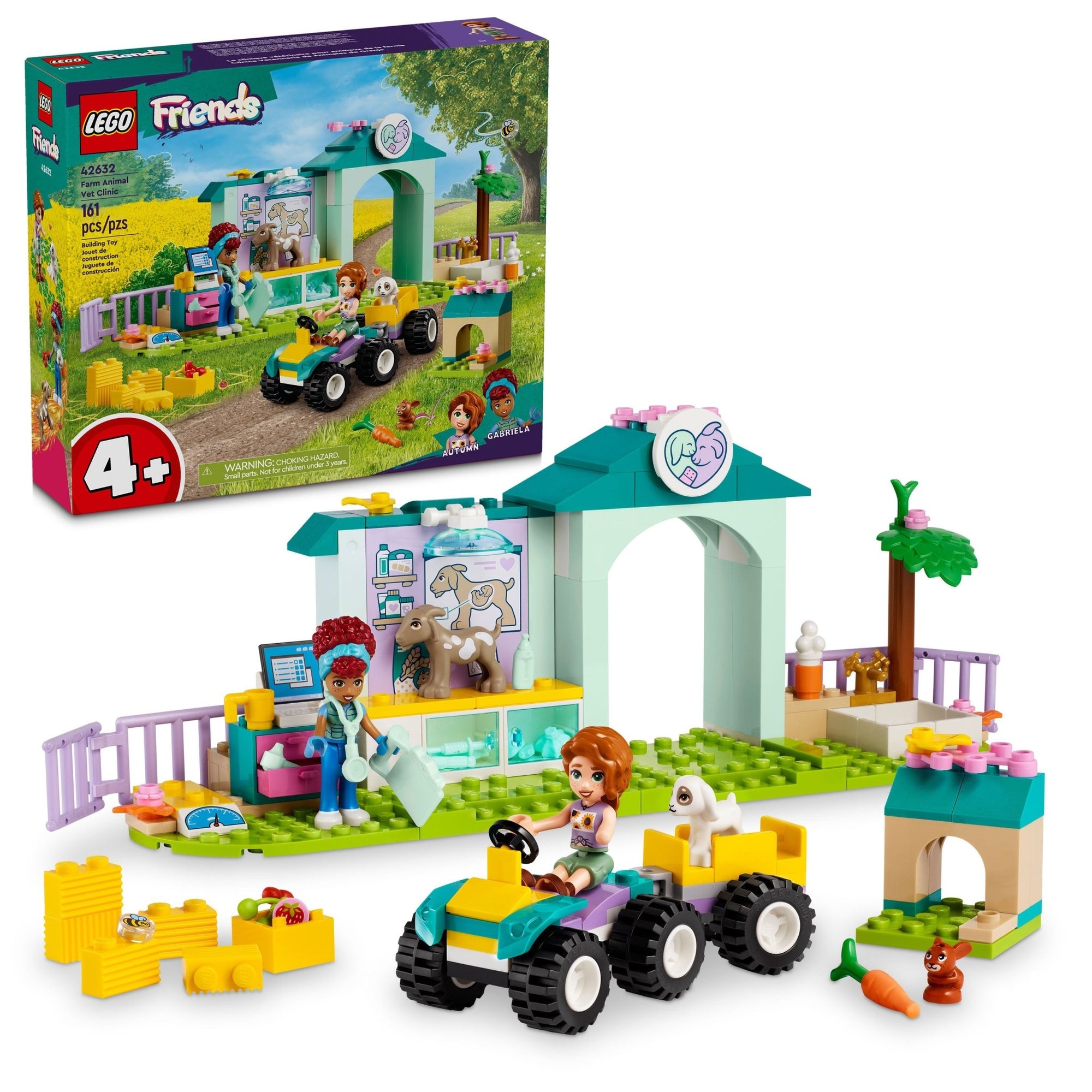 LEGO Friends Farm Animal Vet Clinic Pretend Play Toy 42632 - Mastermind Toys___232607