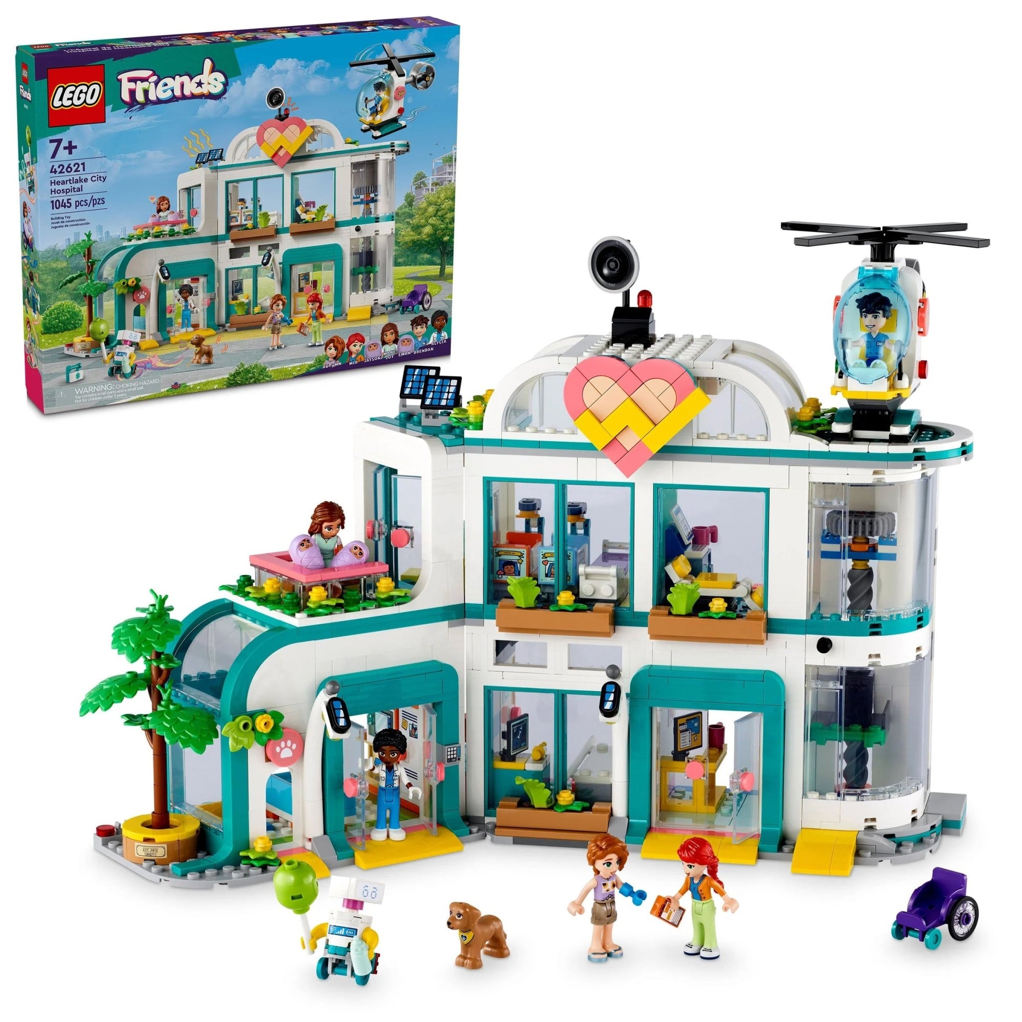 LEGO Friends Heartlake City Hospital Toy Pretend Playset 42621 - Mastermind Toys___232631