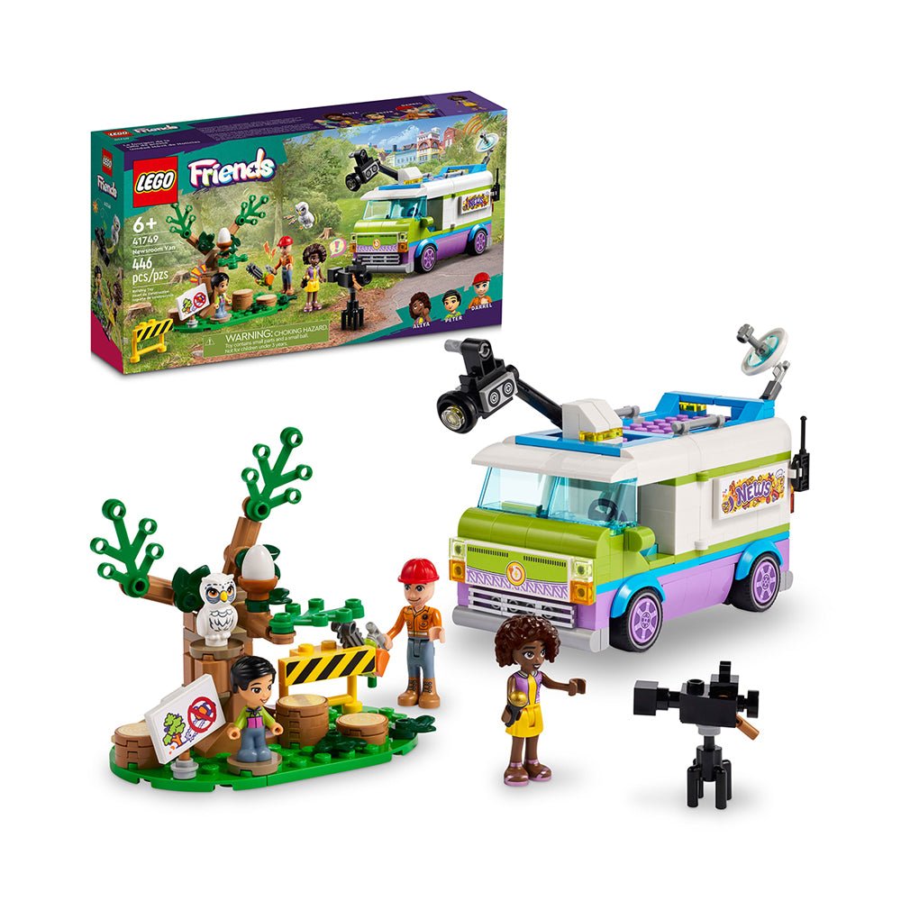 LEGO Friends Newsroom Van 41749 Building Toy Set (446 Pieces) - Mastermind Toys___229679