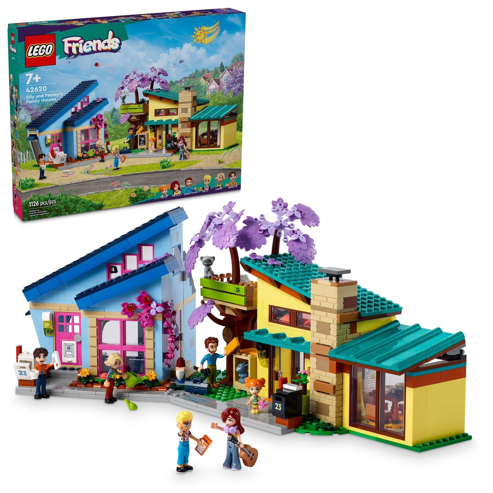 LEGO® Friends Olly and Paisley's Family Houses 42620 - Mastermind Toys___232640