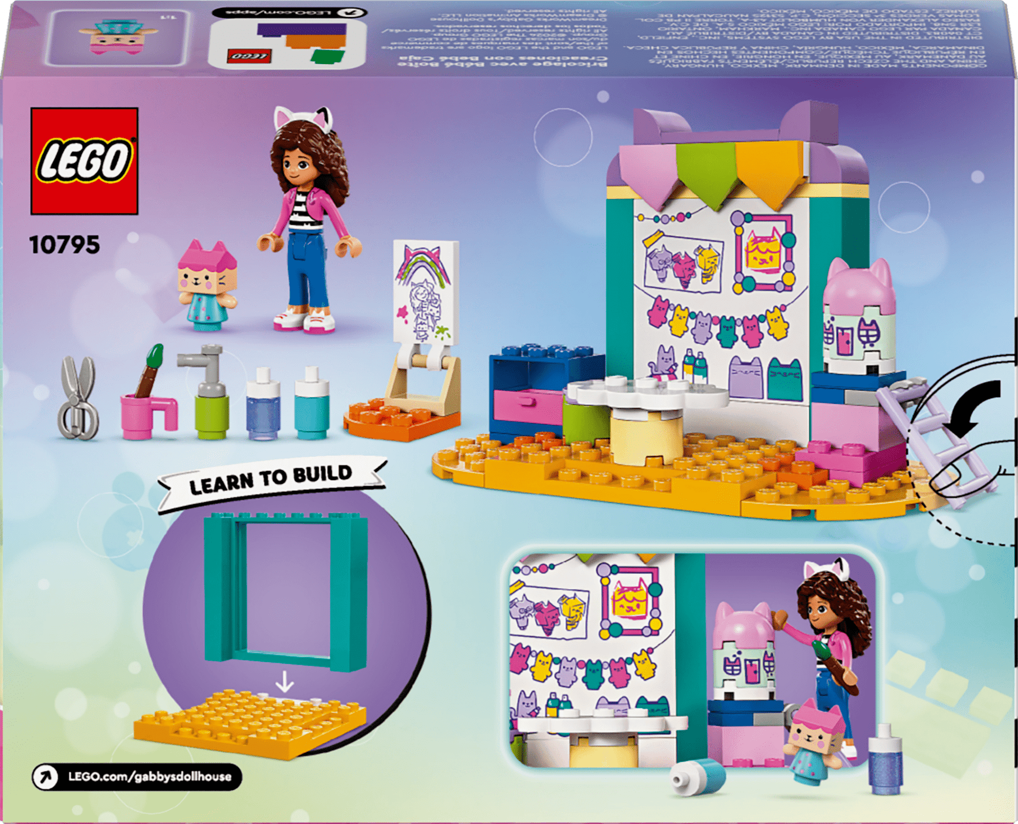 LEGO® Gabby's Dollhouse Crafting with Baby Box 10795 - Mastermind Toys___236040