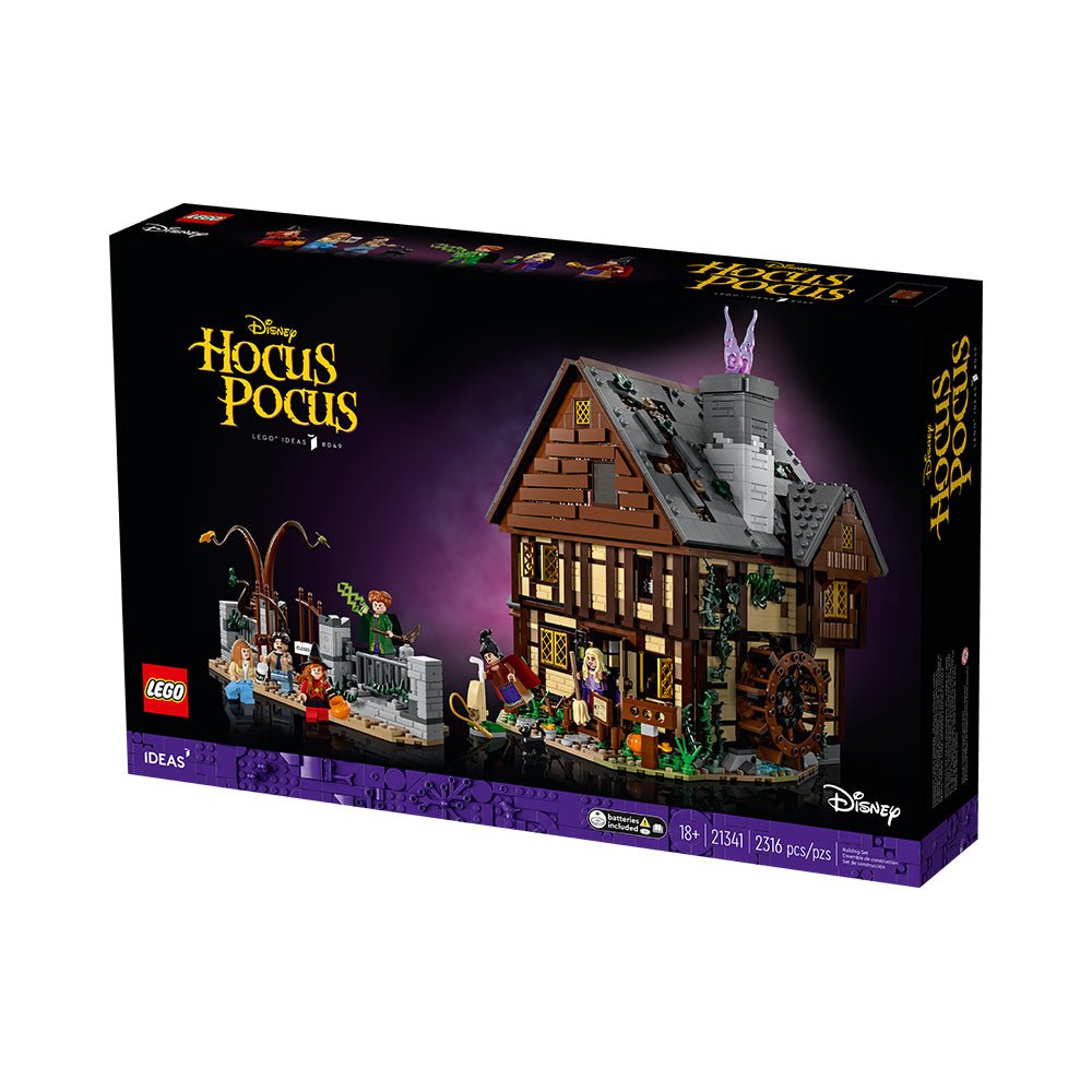 LEGO Ideas Disney Hocus Pocus: The Sanderson Sisters' Cottage 21341 (2,316 Pieces) - Mastermind Toys___232420