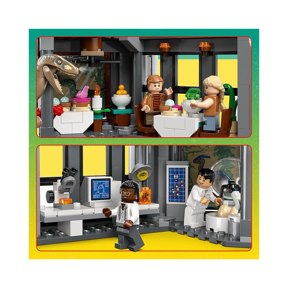 Lego Jurassic Park Visitor Center: T. rex & Raptor Attack 76961 (693 Pieces) - Mastermind Toys___229767