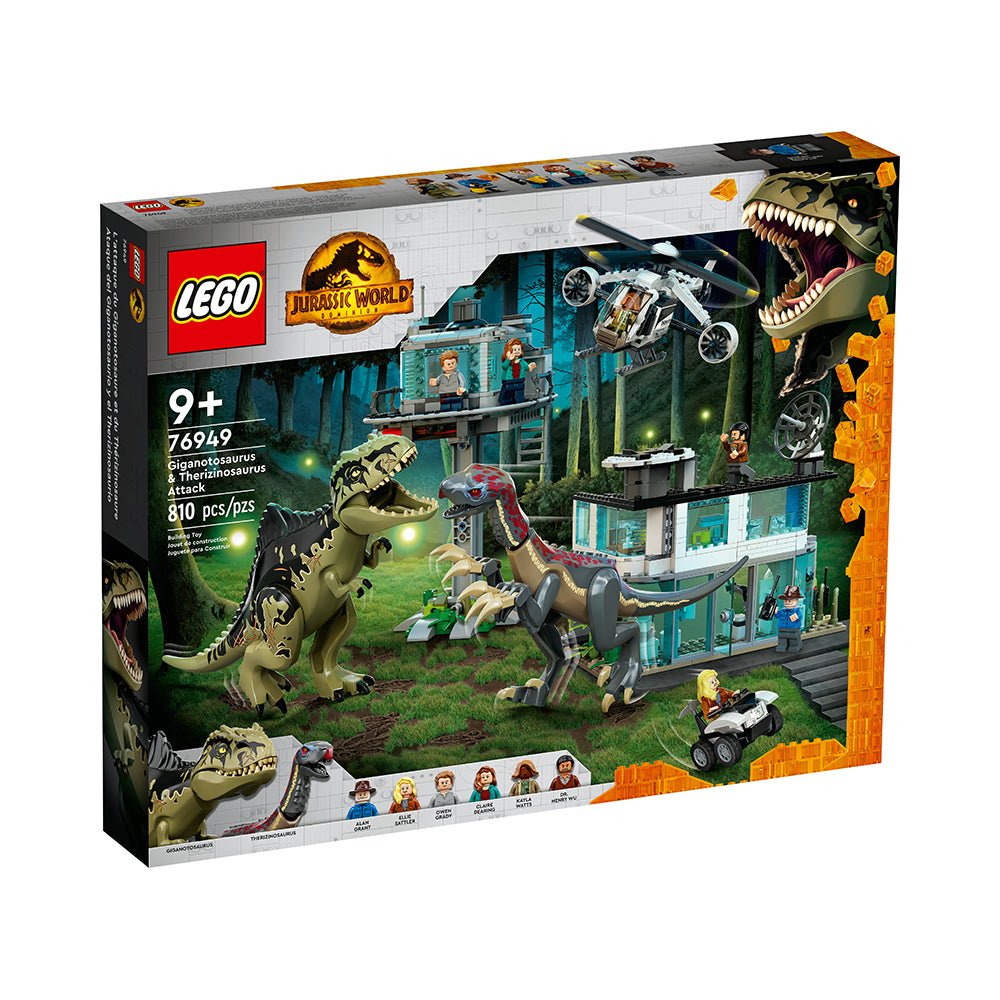 LEGO Jurassic World Giganotosaurus & Therizinosaurus Attack 76949 (658 Pieces) - Mastermind Toys___224792