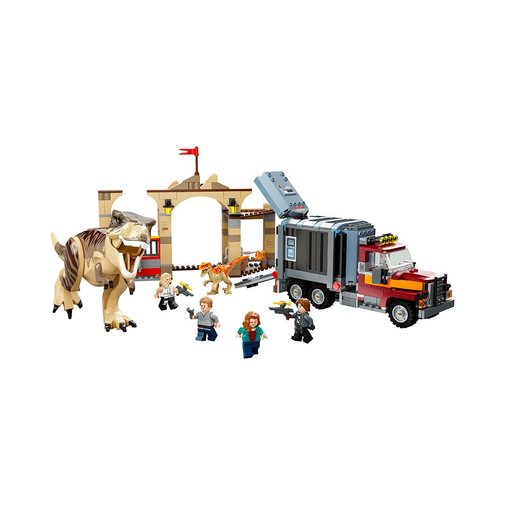 LEGO Jurassic World T. Rex & Atrociraptor Dinosaur Breakout 76948 (461 Pieces) - Mastermind Toys___224791