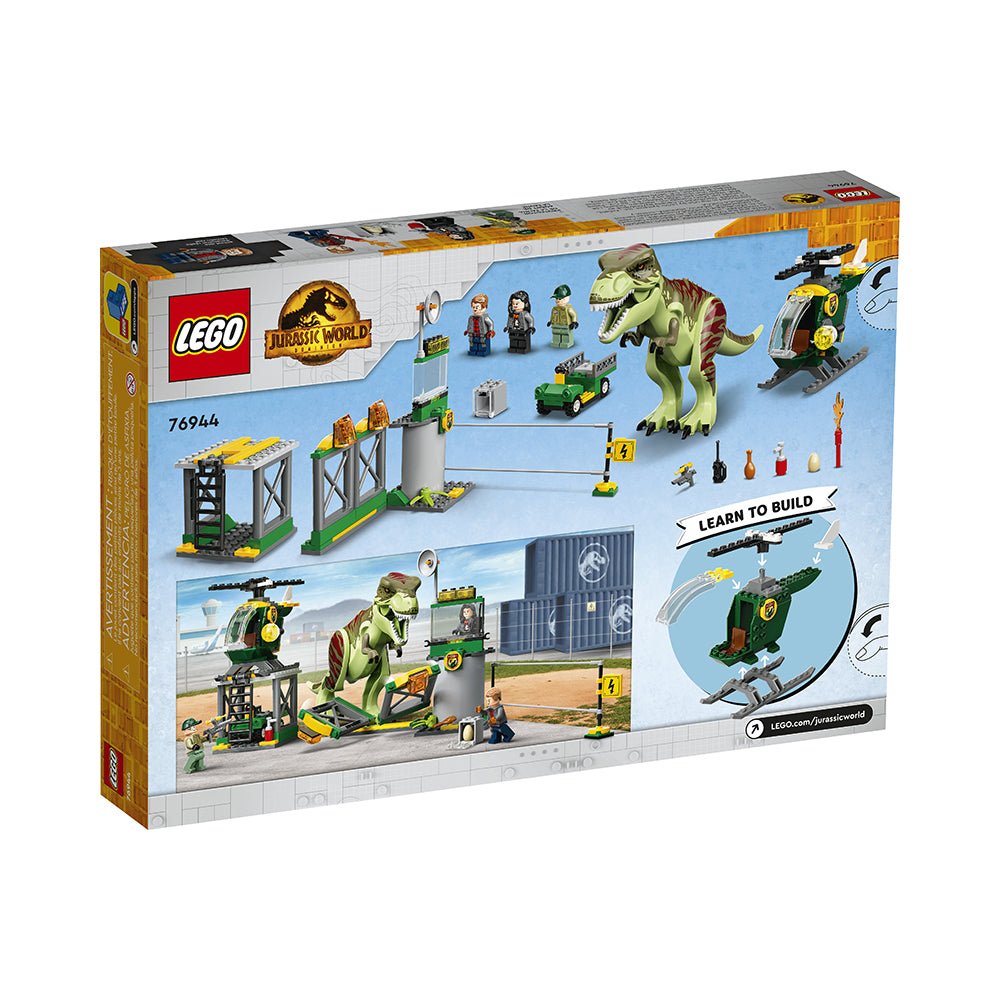 LEGO Jurassic World T. rex Dinosaur Breakout 76944 Building Kit (140 Pieces) - Mastermind Toys___224787