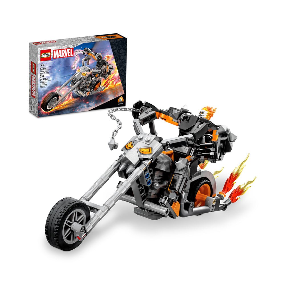 LEGO Marvel Ghost Rider Mech & Bike 76245 Building Toy Set (264 Pieces) - Mastermind Toys___228300