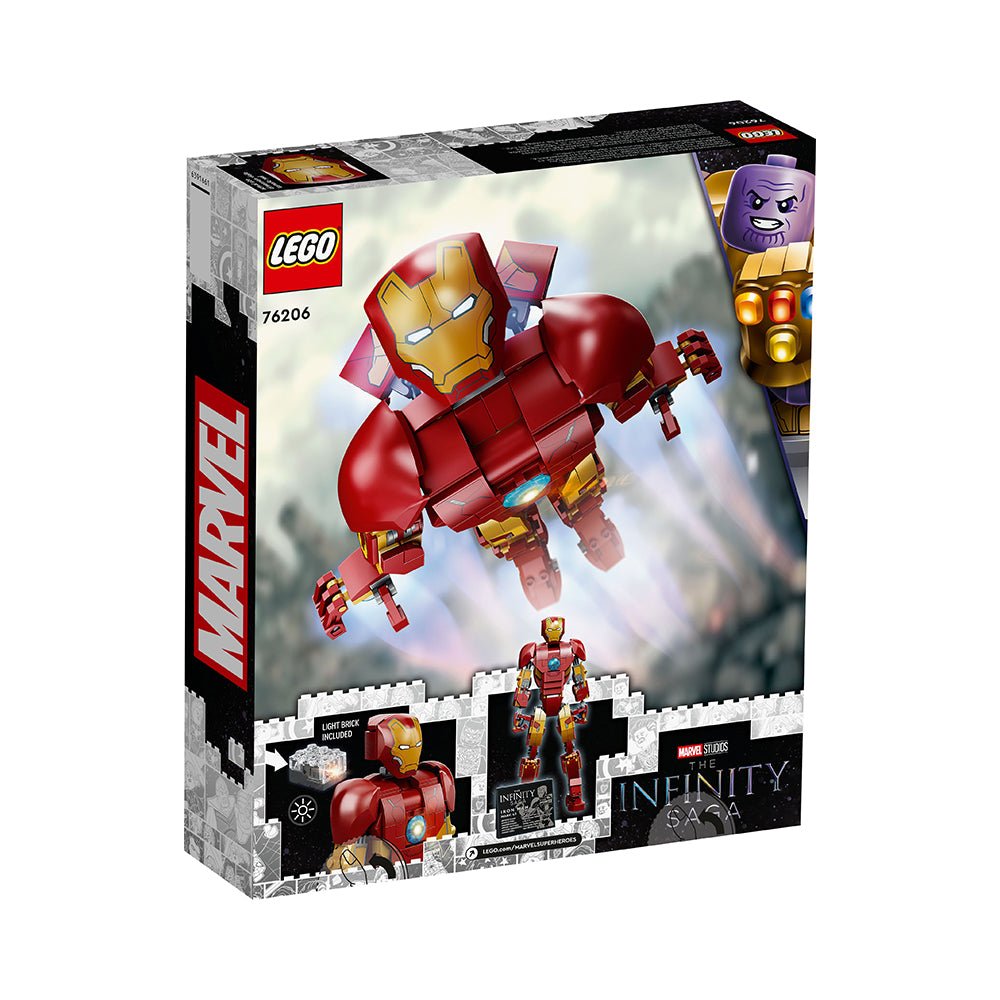 LEGO Marvel Iron Man Figure 76206 Building Kit (381 Pieces) - Mastermind Toys___223807