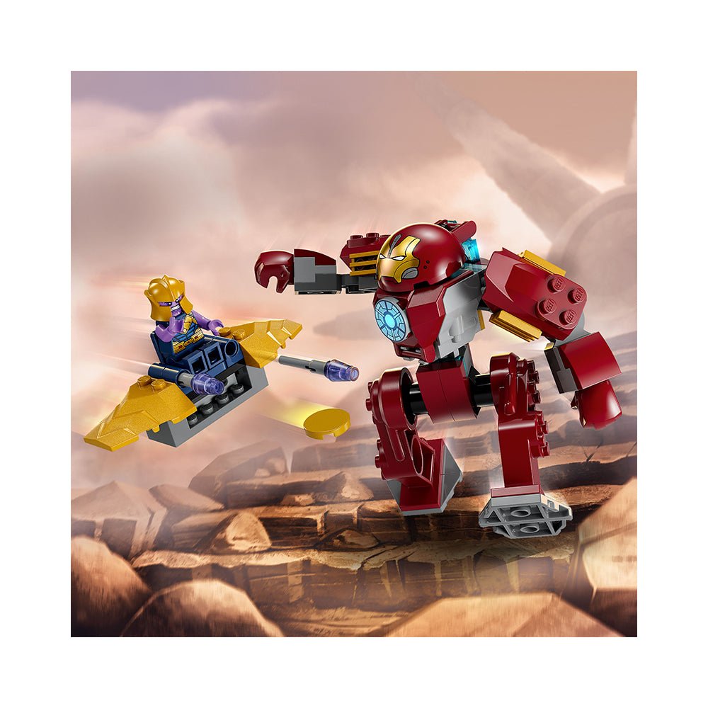 LEGO Marvel Iron Man Hulkbuster vs. Thanos 76263 Building Toy Set (66 Pieces) - Mastermind Toys___229754