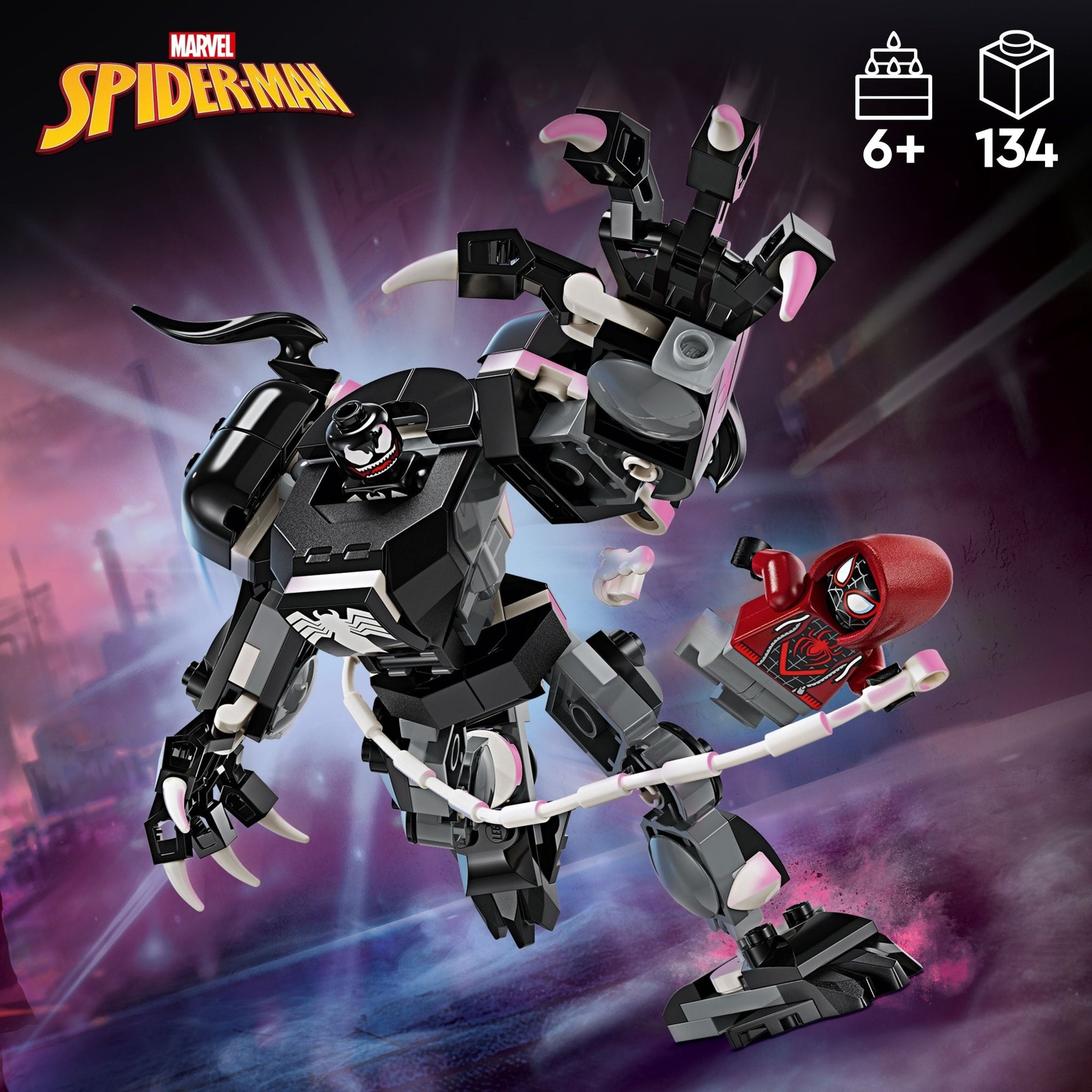 LEGO Marvel Venom Mech Armor vs. Miles Morales, 76276 - Mastermind Toys___232497