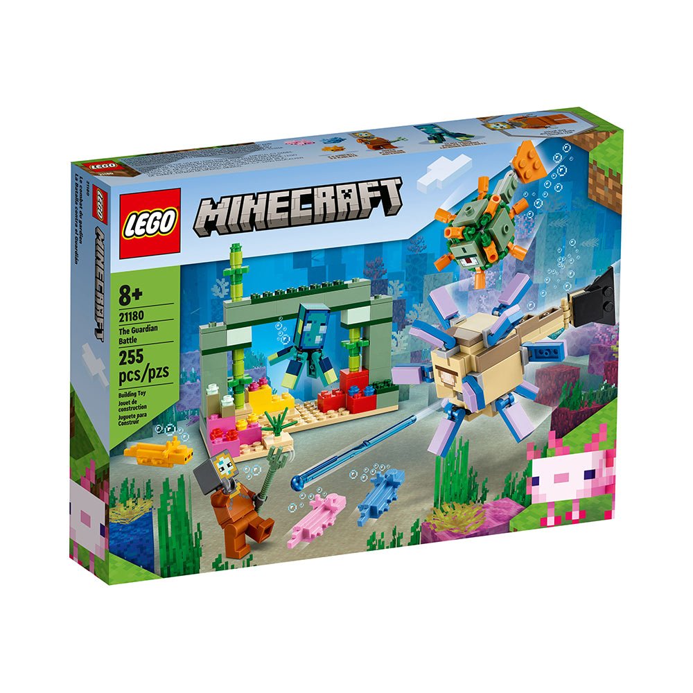 LEGO Minecraft The Guardian Battle 21180 Building Kit (255 Pieces) - Mastermind Toys___223871