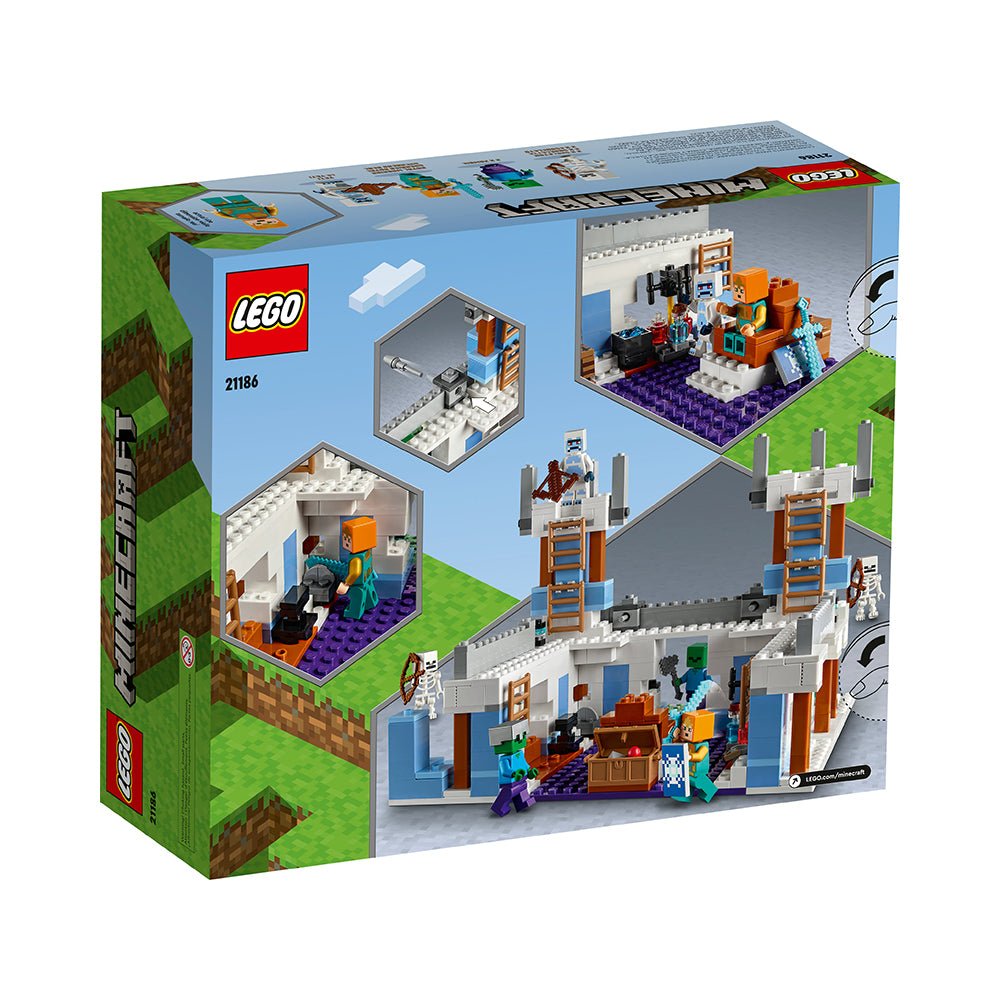 LEGO Minecraft The Ice Castle 21186 Building Kit (499 Pieces) - Mastermind Toys___226787