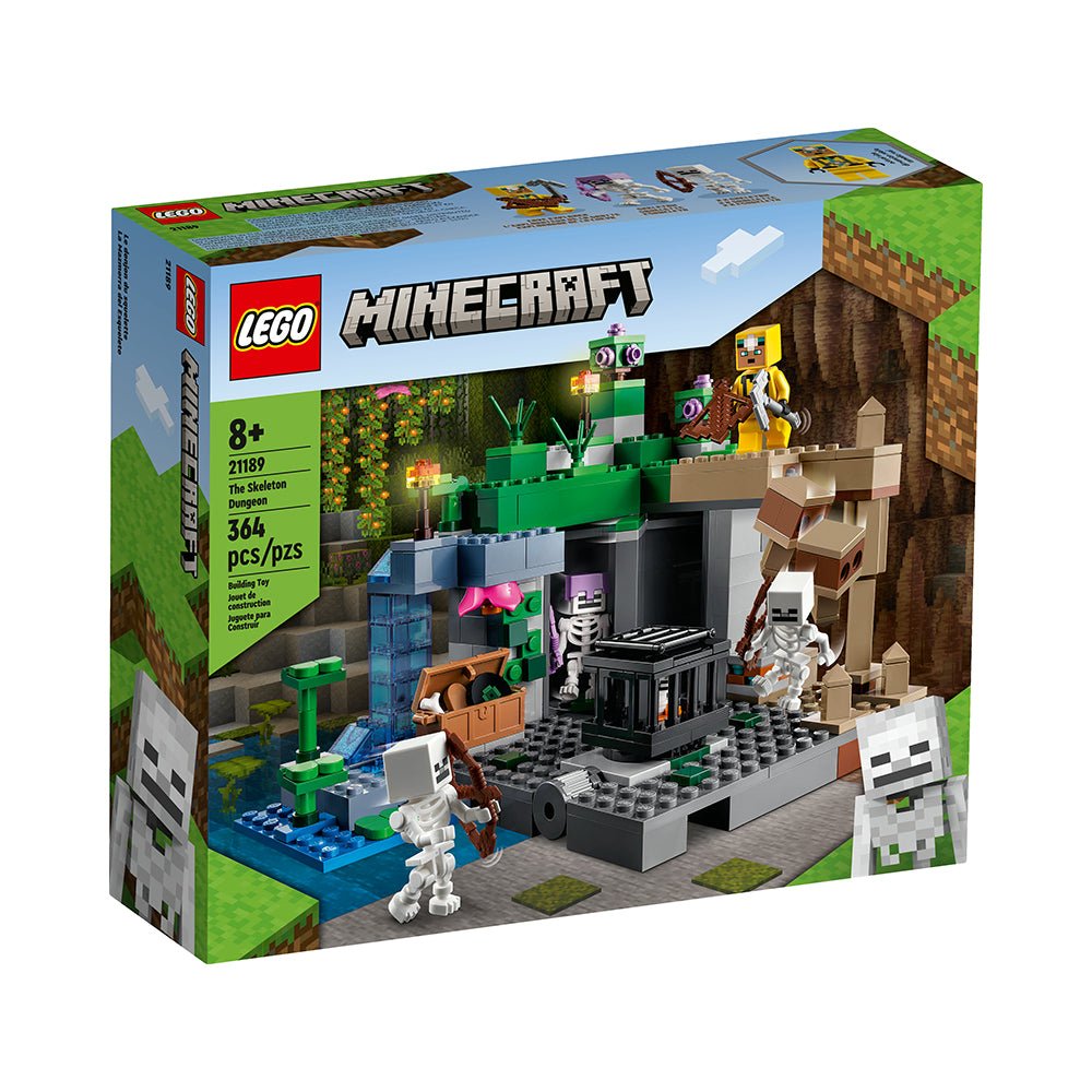 LEGO Minecraft The Skeleton Dungeon 21189 Building Kit (364 Pieces) - Mastermind Toys___226790