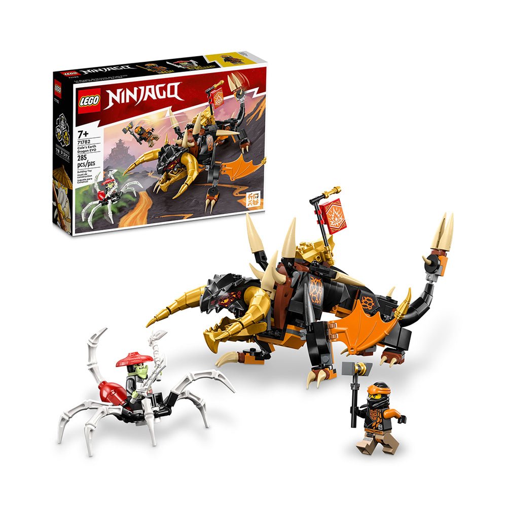 LEGO NINJAGO Cole’s Earth Dragon EVO 71782 Building Toy Set (285 Pieces) - Mastermind Toys___228285