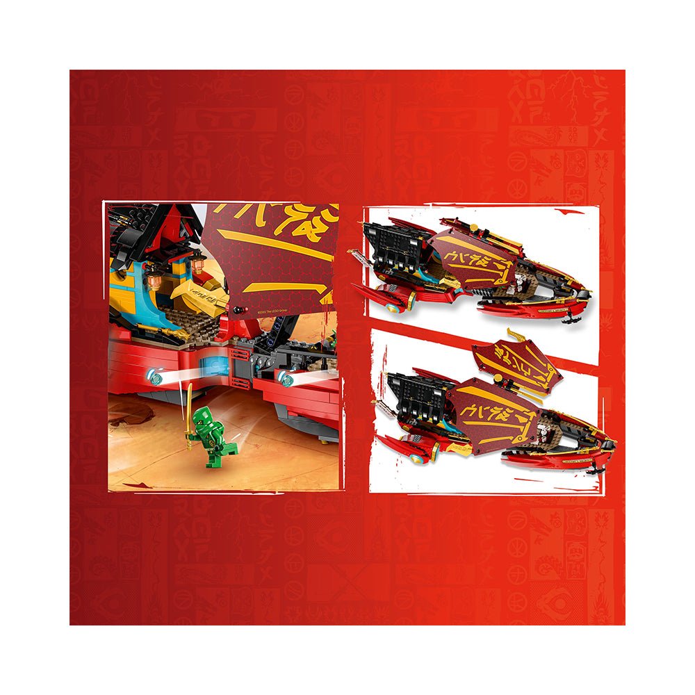 LEGO NINJAGO Destiny’s Bounty – Race Against Time 71797 Building Toy Set (1,739 Pcs) - Mastermind Toys___229734