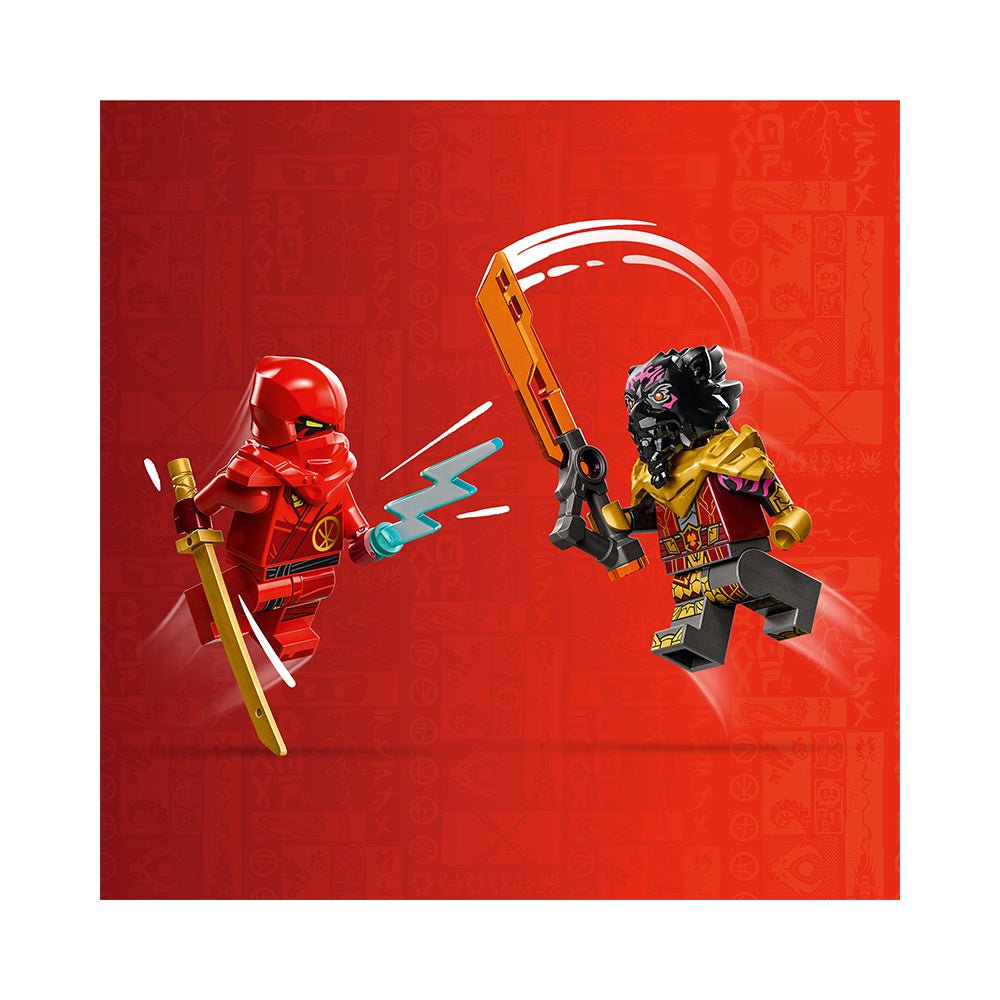 LEGO NINJAGO Kai and Ras’s Car and Bike Battle 71789 Building Toy Set (103 Pieces) - Mastermind Toys___229726