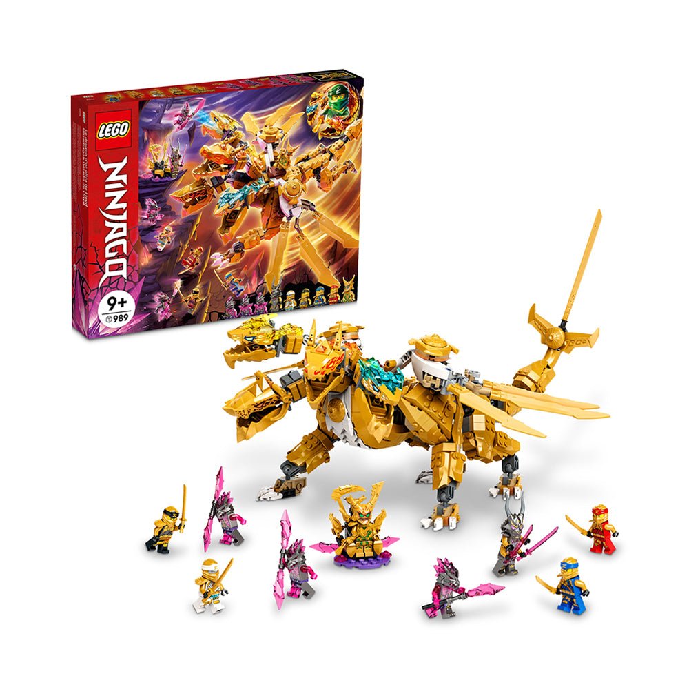 LEGO NINJAGO Lloyd’s Golden Ultra Dragon 71774 Building Kit (989 Pieces) - Mastermind Toys___226861