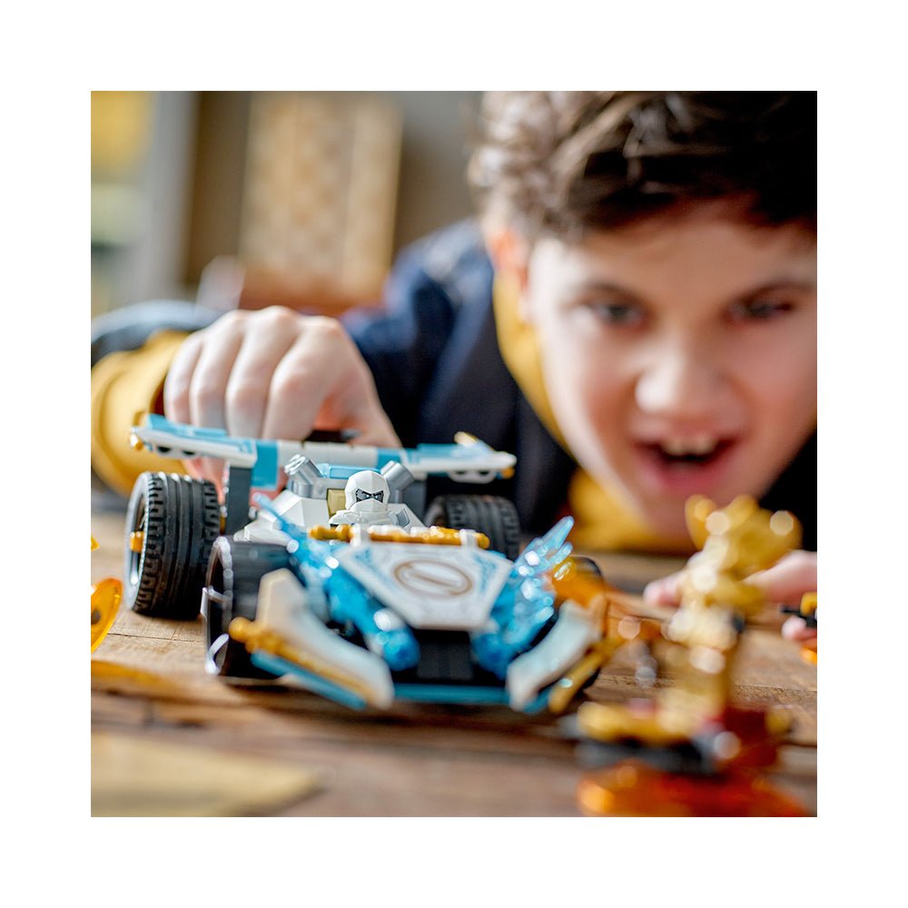 LEGO NINJAGO Zane’s Dragon Power Spinjitzu Race Car 71791 Building Toy Set (307 Pieces) - Mastermind Toys___229728