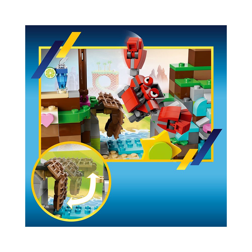 LEGO Sonic the Hedgehog Amy’s Animal Rescue Island 76992 Building Toy Set (388 Pieces) - Mastermind Toys___229770