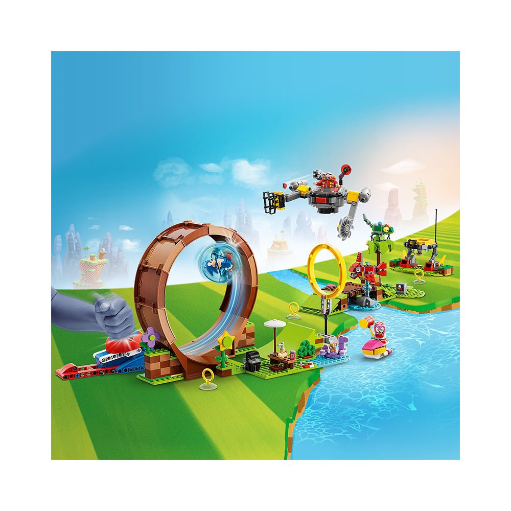 LEGO Sonic the Hedgehog Sonic’s Green Hill Zone Loop Challenge 76994 (802 Pieces) - Mastermind Toys___229772