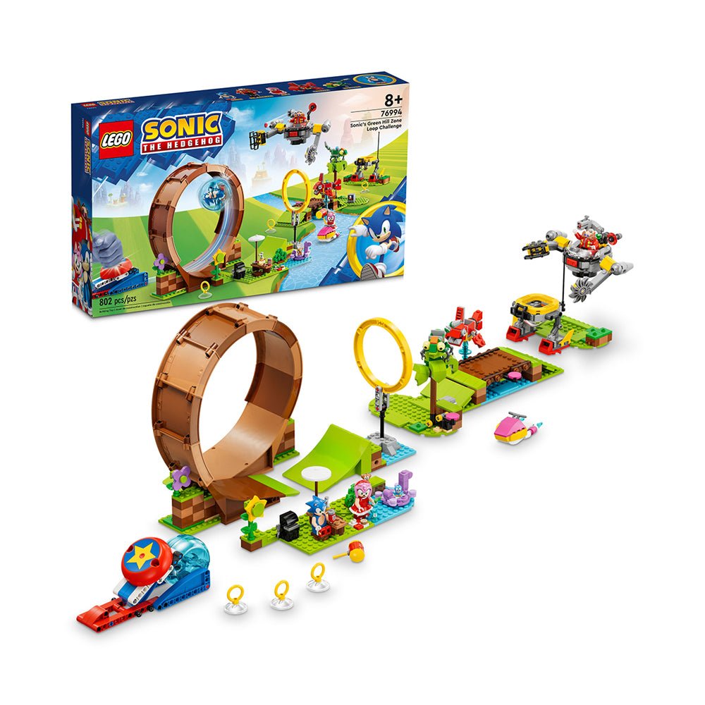 LEGO Sonic the Hedgehog Sonic’s Green Hill Zone Loop Challenge 76994 (802 Pieces) - Mastermind Toys___229772