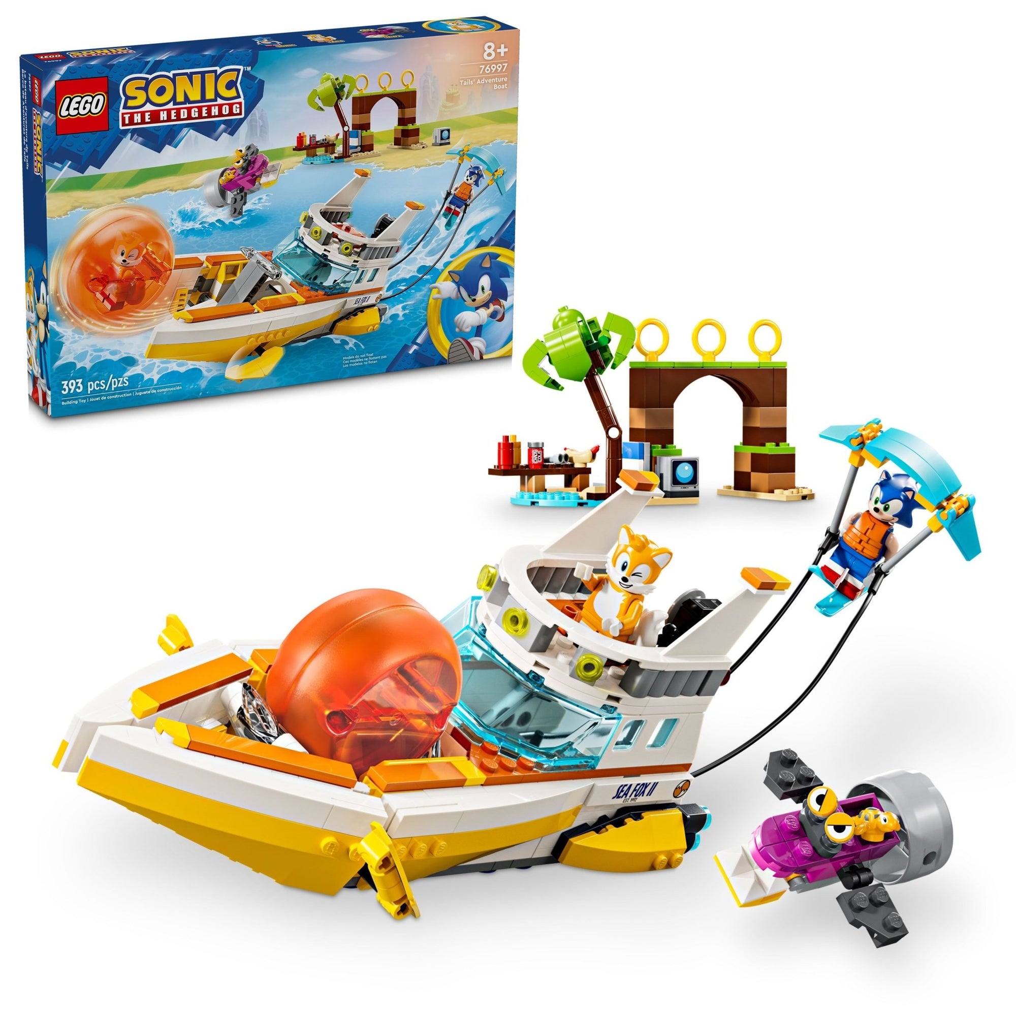 LEGO® Sonic the Hedgehog™ Tails' Adventure Boat 76997 - Mastermind Toys___233154