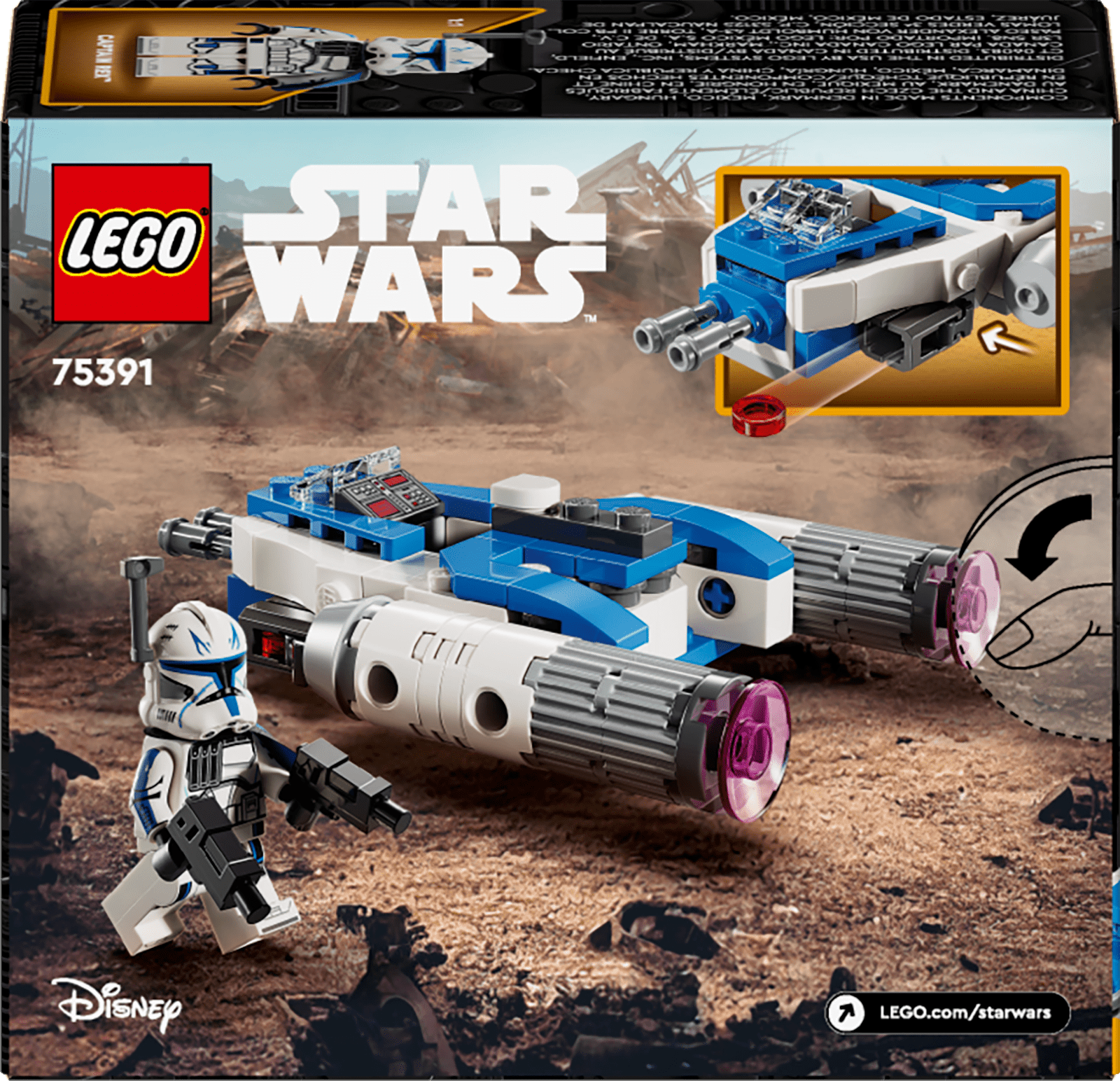 LEGO® Star Wars™ Captain Rex™ Y - Wing™ Microfighter 75391 - Mastermind Toys___234475