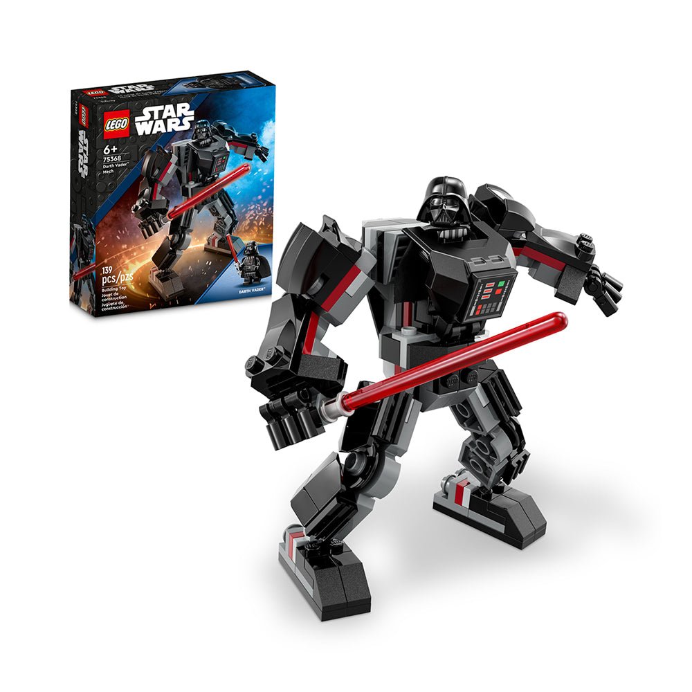 LEGO Star Wars Darth Vader Mech 75368 Building Toy Set (139 Pieces) - Mastermind Toys___229743