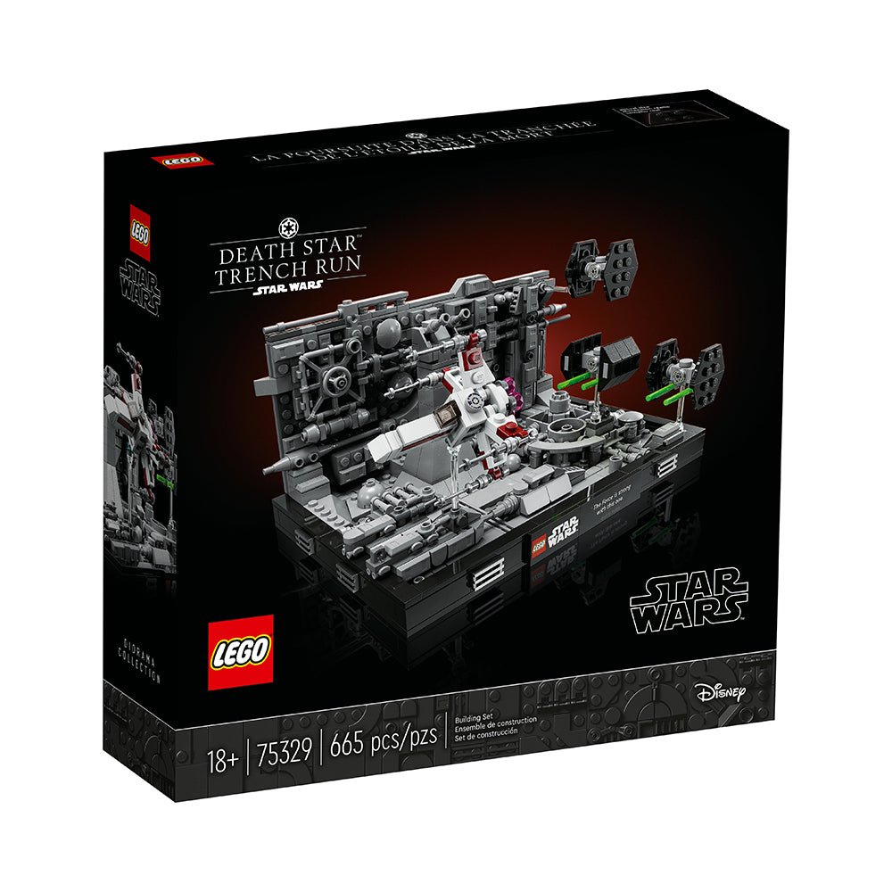 LEGO Star Wars Death Star Trench Run Diorama 75329 Building Kit (665 Pieces) - Mastermind Toys___224777