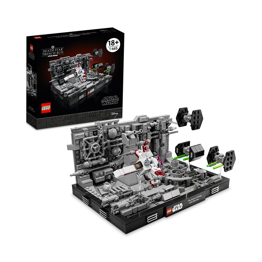 LEGO Star Wars Death Star Trench Run Diorama 75329 Building Kit (665 Pieces) - Mastermind Toys___224777