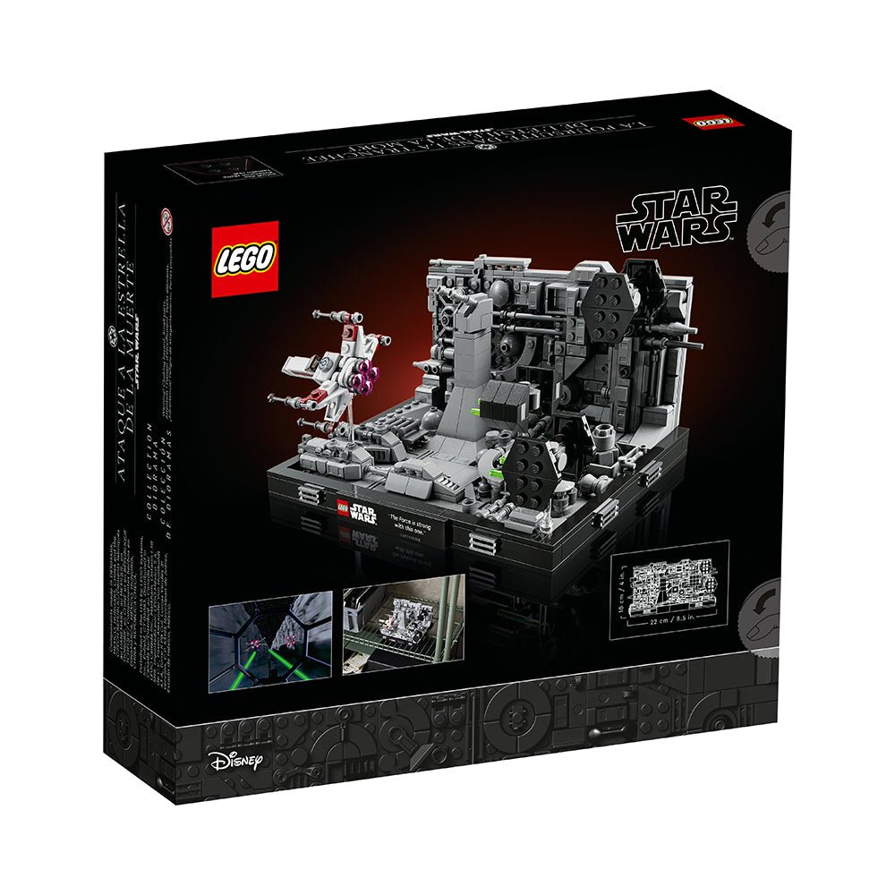 LEGO Star Wars Death Star Trench Run Diorama 75329 Building Kit (665 Pieces) - Mastermind Toys___224777