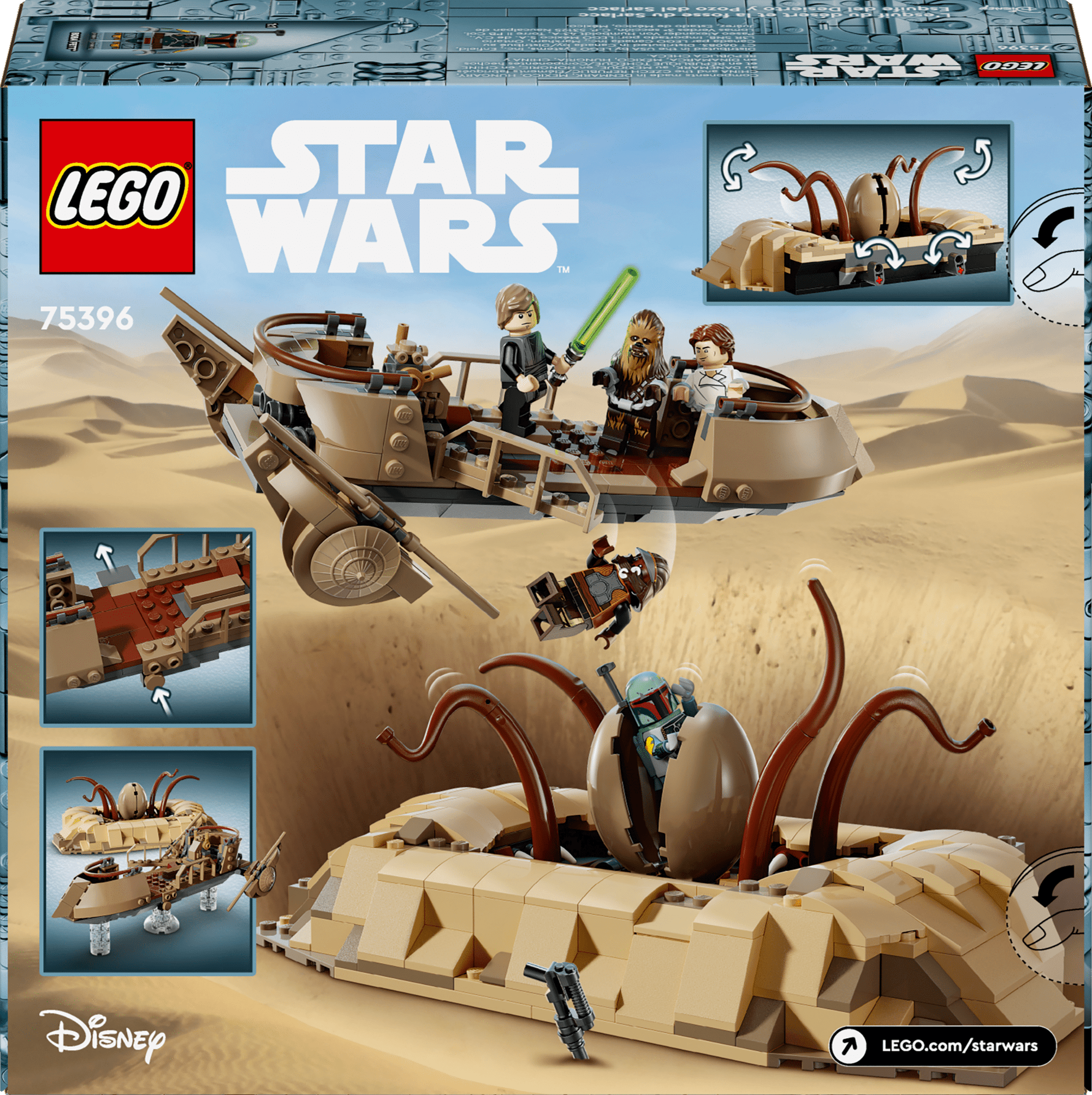 LEGO® Star Wars™ Desert Skiff & Sarlacc Pit Set 75396 - Mastermind Toys___233173