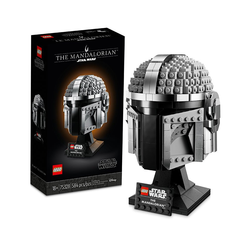 LEGO Star Wars The Mandalorian Helmet 75328 Building Kit (584 Pieces) - Mastermind Toys___223776