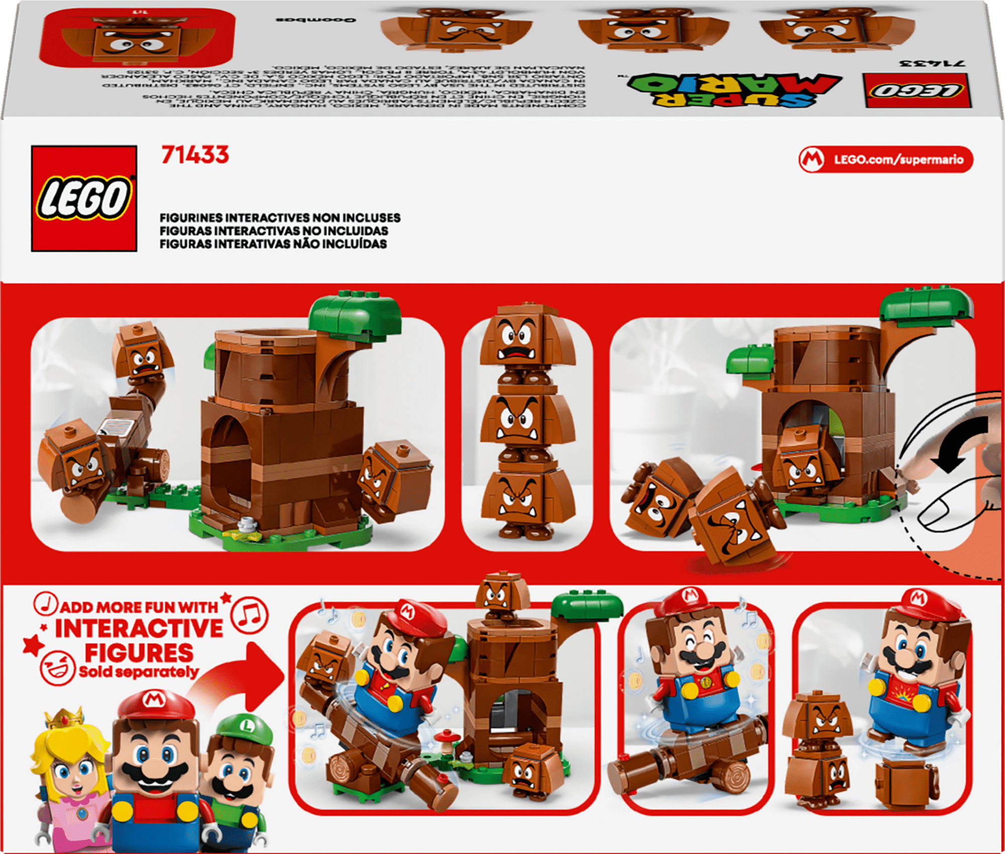 LEGO® Super Mario™ Goombas’ Playground Toy Playset 71433 - Mastermind Toys___233108