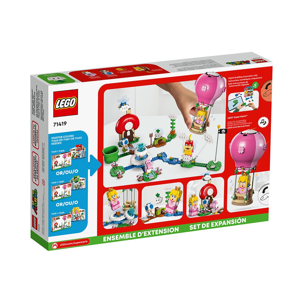 LEGO Super Mario Peach’s Garden Balloon Ride Expansion Set 71419 (453 Pieces) - Mastermind Toys___228309