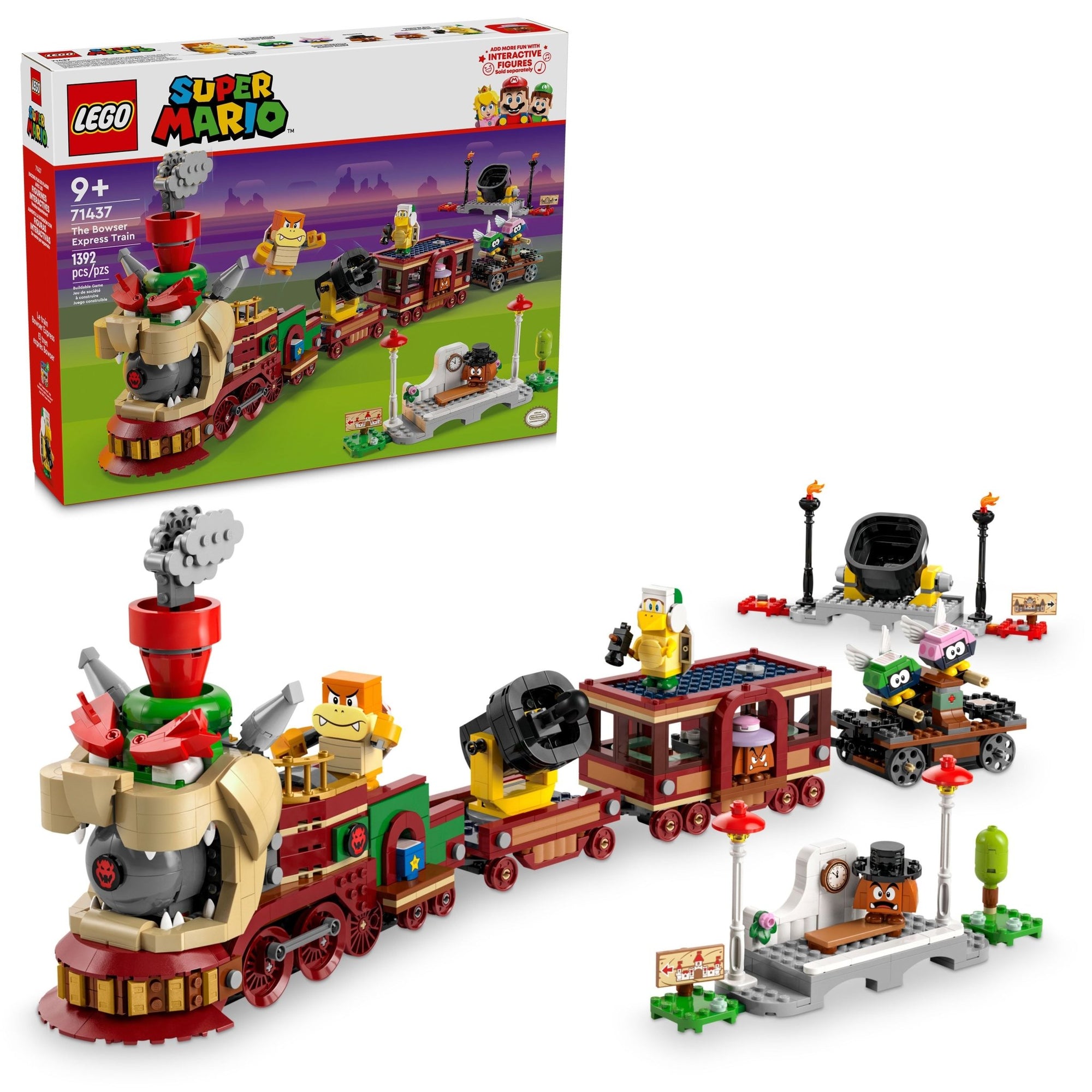 LEGO® Super Mario™ The Bowser Express Train Playset 71437 - Mastermind Toys___233169