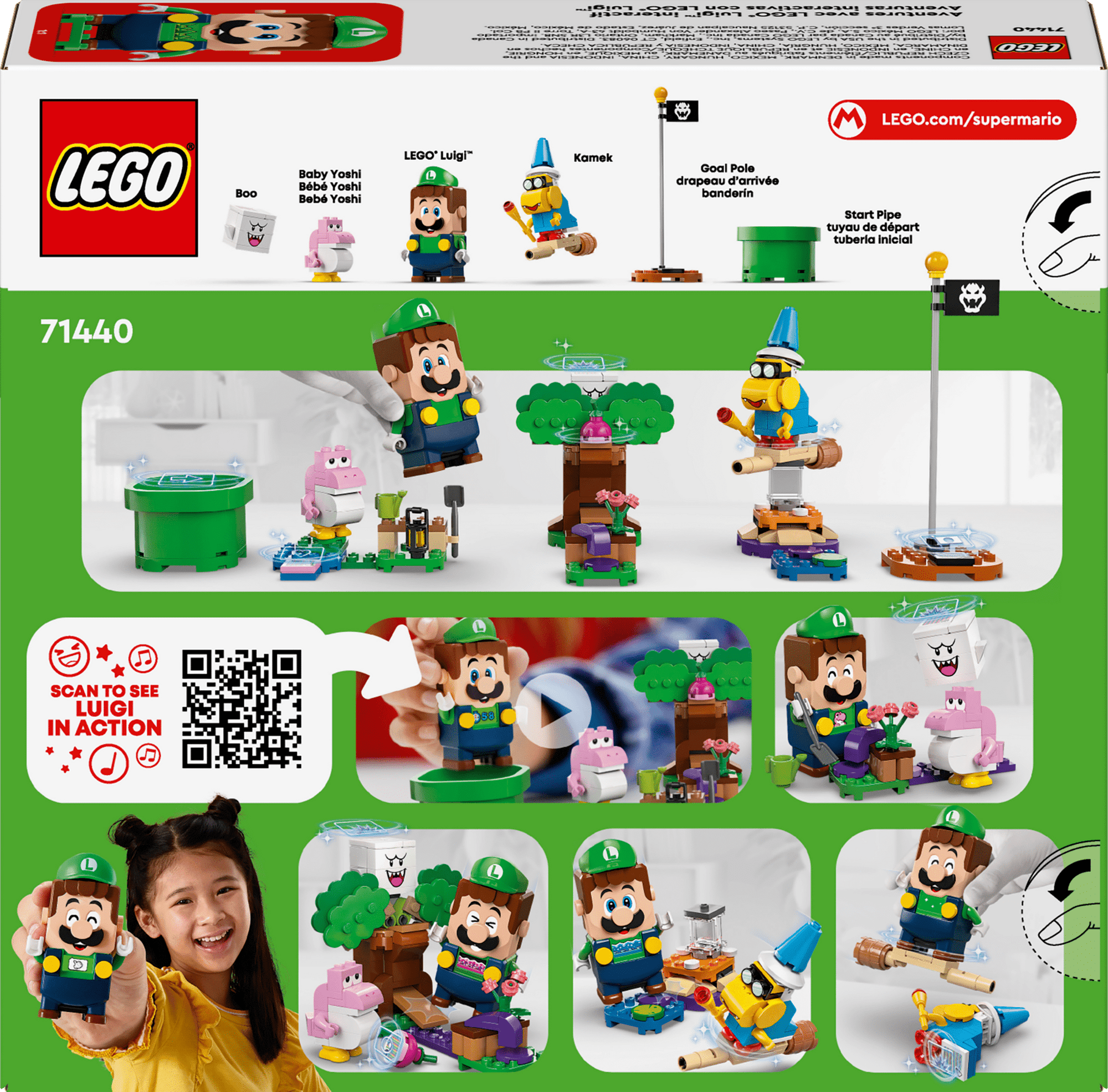 LEGO® Super Mario™Adventures with Interactive LEGO® Luigi™ 71440 - Mastermind Toys___233126