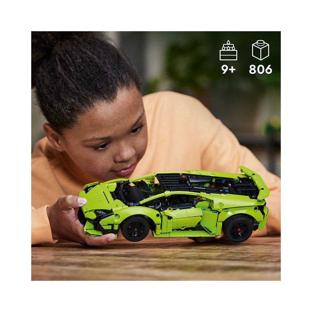 LEGO Technic Lamborghini Huracán Tecnica 42161 Building Toy Set (806 Pieces) - Mastermind Toys___229688