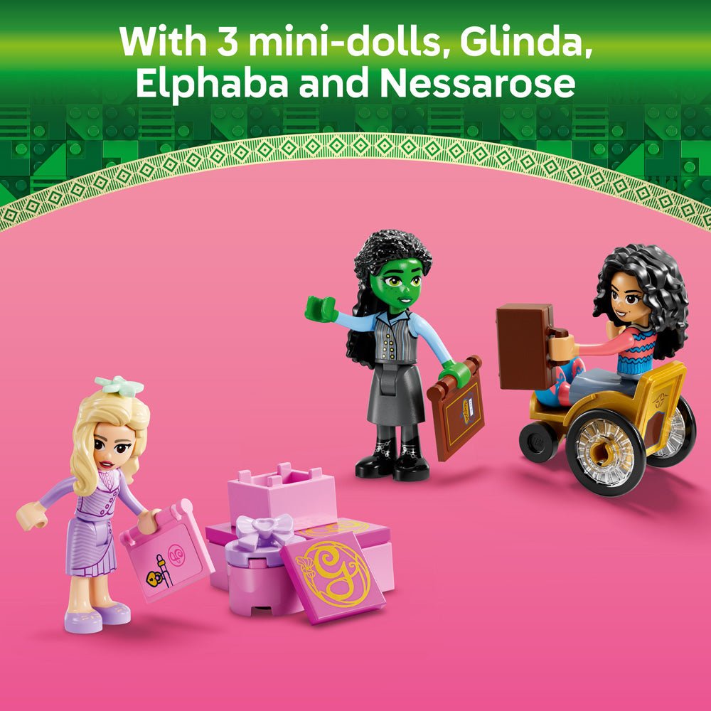 LEGO® Wicked Glinda, Elphaba & Nessarose at Shiz University 75681 - Mastermind Toys___236883